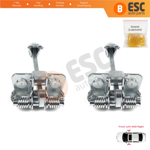2 Pieces Front Door Hinge Stop Check Strap Limiter for Renault Master MK3 Opel Vauxhall Movano B MK2 804304453R 