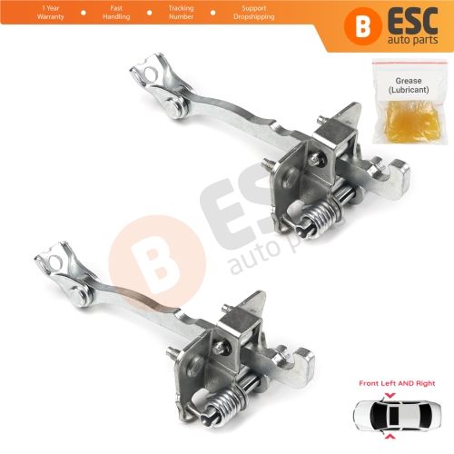 2 Pieces Front Door Hinge Stop Check Strap Limiter for Renault Trafic MK2 Vivaro A PriMastar X83 7700311823
