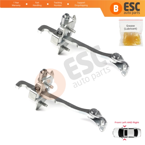 2 Pieces Front Door Hinge Stop Check Strap Limiter for Renault Trafic MK2 Vivaro A PriMastar X83 7700311823