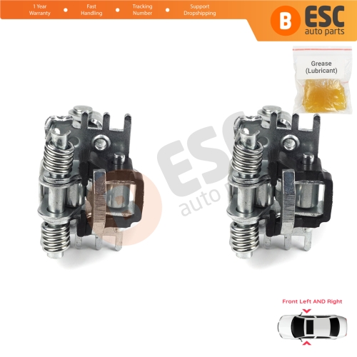 2 Pieces Front Door Hinge Stop Check Strap Limiter for Renault Laguna MK2 Twingo MK2 Wind 8200000721 