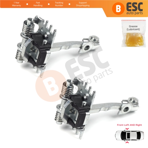 2 Pieces Front Door Hinge Stop Check Strap Limiter for Renault Laguna MK2 Twingo MK2 Wind 8200000721 