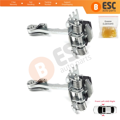 2 Pieces Front Door Hinge Stop Check Strap Limiter for Renault Laguna MK2 Twingo MK2 Wind 8200000721 