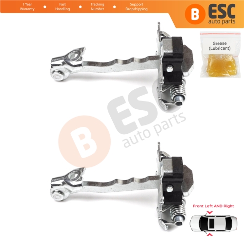 2 Pieces Front Door Hinge Stop Check Strap Limiter for Renault Laguna MK3 X91 2007-2015 Hatch Estate 804310001R 