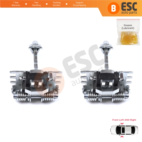 2 Pieces Front Door Hinge Stop Check Strap Limiter for Renault Laguna MK3 X91 2007-2015 Hatch Estate 804310001R 