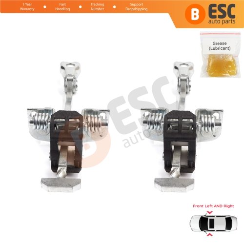 2 Pieces Front Door Hinge Stop Check Strap Limiter for Vauxhall Opel Vectra C Signum 2003-2008 5160245 