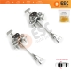 2 Pieces Front Door Hinge Stop Check Strap Limiter for Vauxhall Opel Vectra C Signum 2003-2008 5160245 