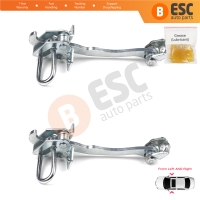 2 Pieces Front Door Hinge Stop Check Strap Limiter for Vauxhall Opel Astra G 1998-2009 4/5 Door 160249