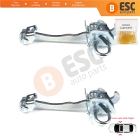 2 Pieces Front Door Hinge Stop Check Strap Limiter for Vauxhall Opel Astra G 1998-2009 2/3 Door Zafira A 1999-2006 160245 