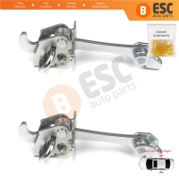 2 Pieces Rear Door Hinge Stop Check Strap Limiter for Vauxhall Opel Astra G 1998-2009 Zafira A 1999-2006 160243