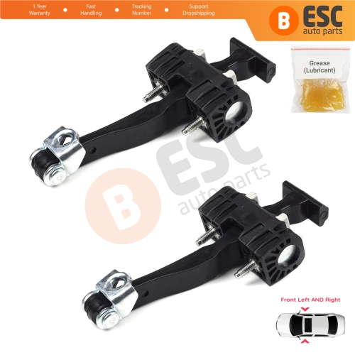 2 Pieces Front Door Hinge Stop Check Strap Limiter for Vauxhall Opel Astra H MK5 2004-2014 2/3/4/5 Door 5160251 13107175