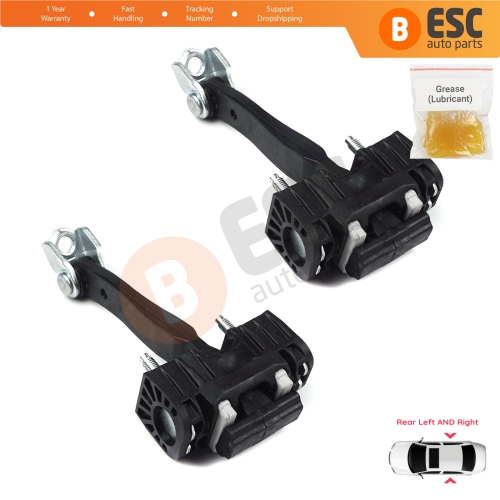 2 Pieces Rear Door Hinge Stop Check Strap Limiter for Vauxhall Opel Astra H MK5 5160252 13107851
