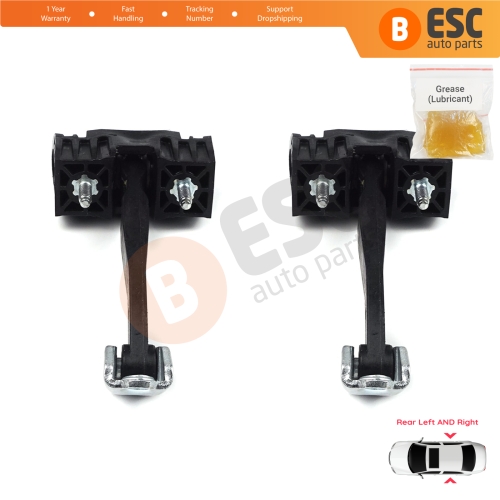 2 Pieces Rear Door Hinge Stop Check Strap Limiter for Vauxhall Opel Astra H MK5 5160252 13107851