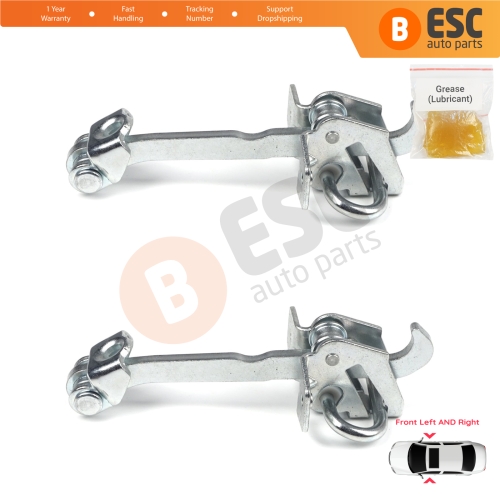 2 Pieces Front Door Hinge Stop Check Strap Limiter for Vauxhall Opel Corsa C X01 Combo C Tigra B TwinTop 160256