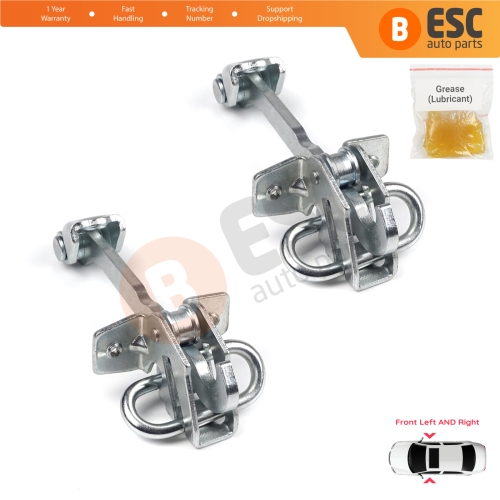 2 Pieces Front Door Hinge Stop Check Strap Limiter for Vauxhall Opel Corsa C X01 Combo C Tigra B TwinTop 160256