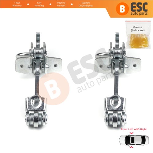 2 Pieces Front Door Hinge Stop Check Strap Limiter for Vauxhall Opel Corsa C X01 Combo C Tigra B TwinTop 160256