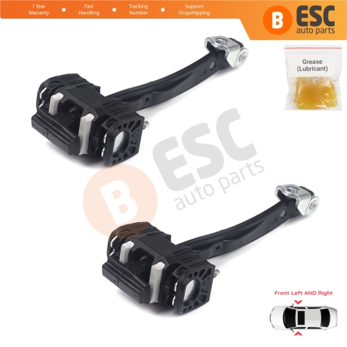 2 Pieces Front Door Hinge Stop Check Strap Limiter for Vauxhall Opel Insignia A 5160264 