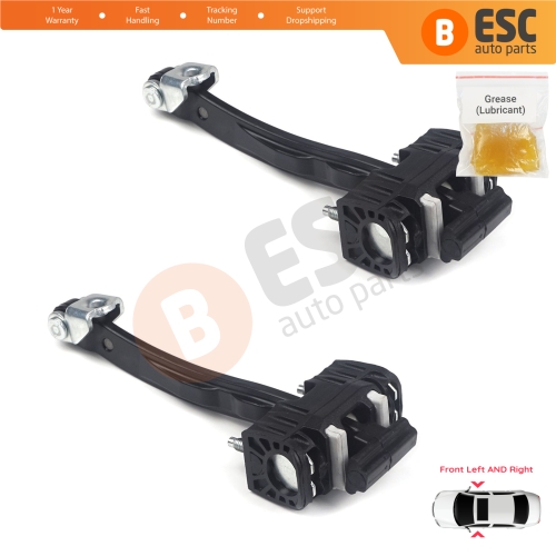 2 Pieces Front Door Hinge Stop Check Strap Limiter for Vauxhall Opel Insignia A 5160264 