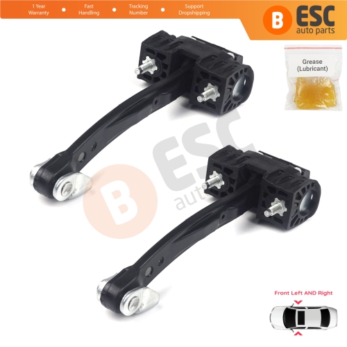 2 Pieces Front Door Hinge Stop Check Strap Limiter for Vauxhall Opel Insignia A 5160264 