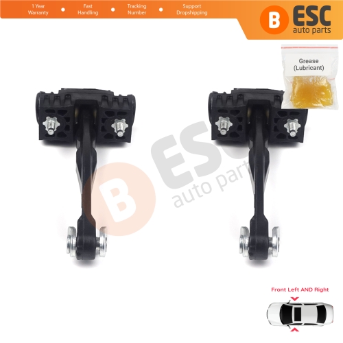 2 Pieces Front Door Hinge Stop Check Strap Limiter for Vauxhall Opel Insignia A 5160264 