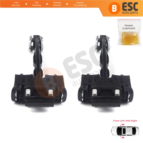 2 Pieces Front Door Hinge Stop Check Strap Limiter for Vauxhall Opel Insignia A 5160264 