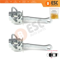 2 Pieces Front Door Hinge Stop Check Strap Limiter for Vauxhall Opel Omega B 1994-2003 Cadillac Catera 1997-2001 5160232