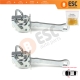 2 Pieces Front Door Hinge Stop Check Strap Limiter for Vauxhall Opel Omega B 1994-2003 Cadillac Catera 1997-2001 5160232