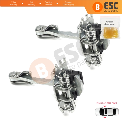 2 Pieces Rear Door Hinge Stop Check Strap Limiter for Renault Laguna MK2 2001-2007 Twingo 2 2007-2014 Wind 8200000722
