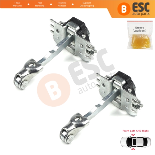 2 Pieces Rear Door Hinge Stop Check Strap Limiter for Renault Laguna MK2 2001-2007 Twingo 2 2007-2014 Wind 8200000722