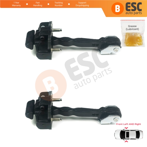 2 Pieces Front Door Hinge Stop Check Strap Limiter for Renault Clio MK4 Grandtour Hatchback Estate 2012-2021 804306179R 