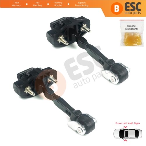 2 Pieces Front Door Hinge Stop Check Strap Limiter for Renault Clio MK4 Grandtour Hatchback Estate 2012-2021 804306179R 