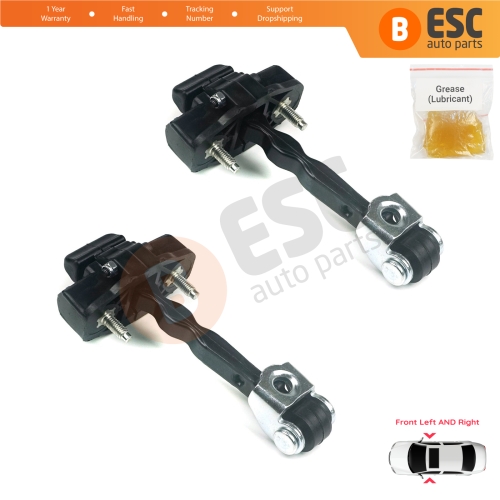 2 Pieces Front Door Hinge Stop Check Strap Limiter for Renault Clio MK4 Grandtour Hatchback Estate 2012-2021 804306179R 