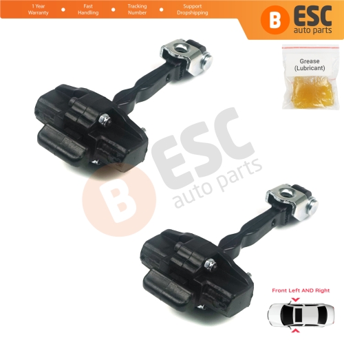 2 Pieces Front Door Hinge Stop Check Strap Limiter for Renault Clio MK4 Grandtour Hatchback Estate 2012-2021 804306179R 