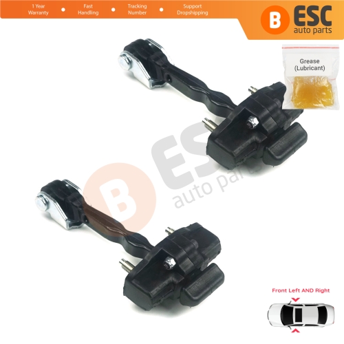 2 Pieces Front Door Hinge Stop Check Strap Limiter for Renault Clio MK4 Grandtour Hatchback Estate 2012-2021 804306179R 