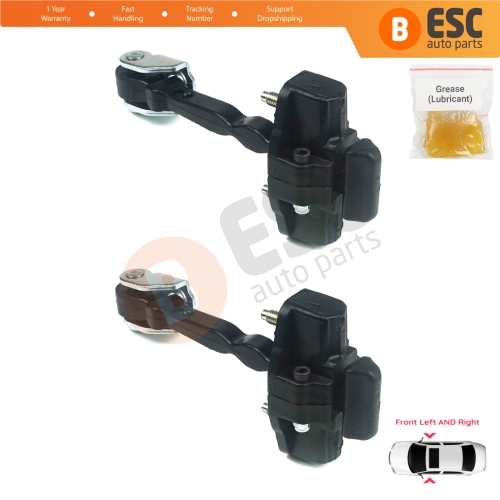 2 Pieces Front Door Hinge Stop Check Strap Limiter for Renault Clio MK4 Grandtour Hatchback Estate 2012-2021 804306179R 