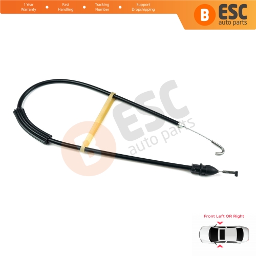 Front Inner Door Release Locking Latch Bowden Cable 55 cm for Skoda Octavia MK1 1U 1U2 1U5 1996–2010 1U0837099