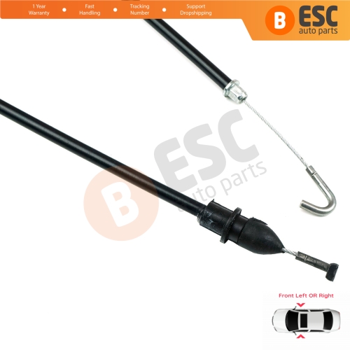 Front Inner Door Release Locking Latch Bowden Cable 55 cm for Skoda Octavia MK1 1U 1U2 1U5 1996–2010 1U0837099