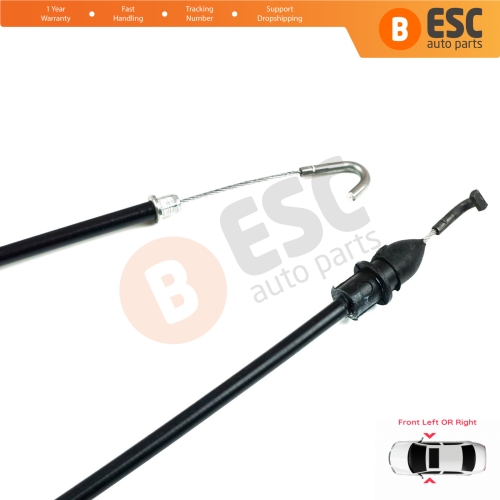 Front Inner Door Release Locking Latch Bowden Cable 55 cm for Skoda Octavia MK1 1U 1U2 1U5 1996–2010 1U0837099