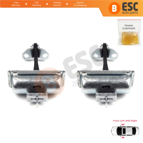 2 Pieces Front Door Hinge Stop Check Strap Limiter for Ford Transit MK7 2006-2014 Tourneo 6C1AV23500AC 