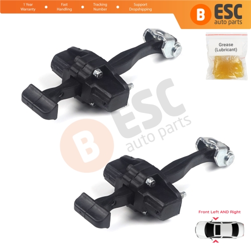 2 Pieces Front Door Hinge Stop Check Strap Limiter for Ford Focus MK3 C346 2010-2019 BM51A23500AA 