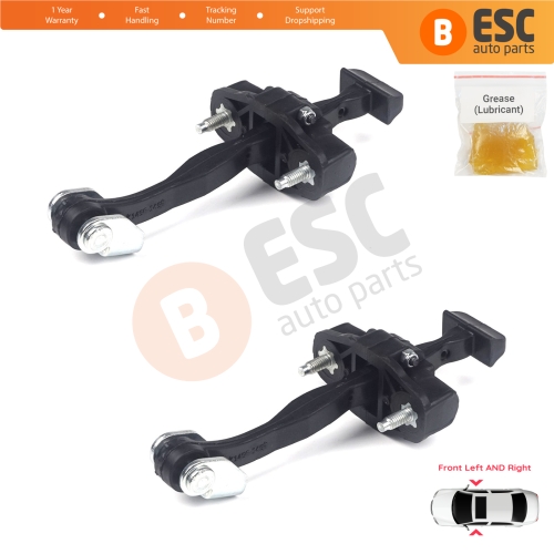 2 Pieces Front Door Hinge Stop Check Strap Limiter for Ford Focus MK3 C346 2010-2019 BM51A23500AA 