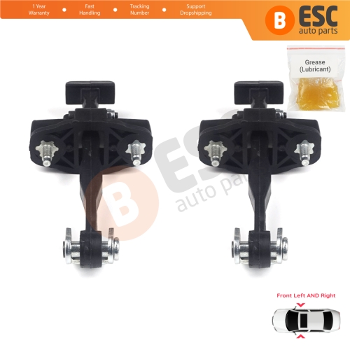 2 Pieces Front Door Hinge Stop Check Strap Limiter for Ford Focus MK3 C346 2010-2019 BM51A23500AA 