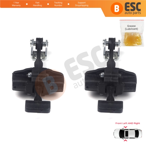 2 Pieces Front Door Hinge Stop Check Strap Limiter for Ford Focus MK3 C346 2010-2019 BM51A23500AA 