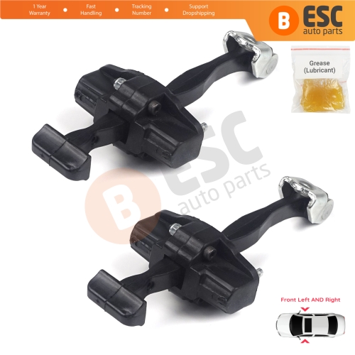 2 Pieces Front Door Hinge Stop Check Strap Limiter for Ford C Max MK2 Grand C-Max 2010-2019 AM51U23500AC 