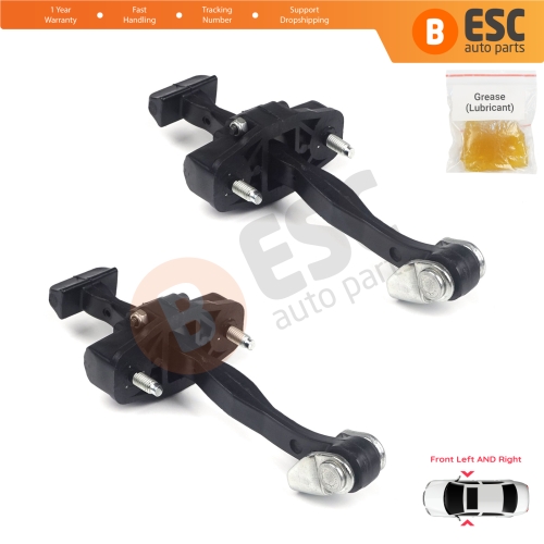 2 Pieces Front Door Hinge Stop Check Strap Limiter for Ford C Max MK2 Grand C-Max 2010-2019 AM51U23500AC 