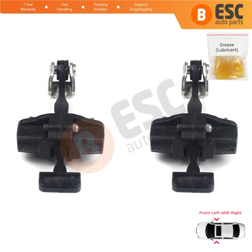 2 Pieces Front Door Hinge Stop Check Strap Limiter for Ford C Max MK2 Grand C-Max 2010-2019 AM51U23500AC 