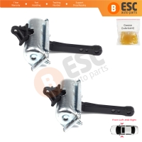 2 Pieces Front Door Hinge Stop Check Strap Limiter for Ford Ranger 1998-2012 2M34J23552BA 