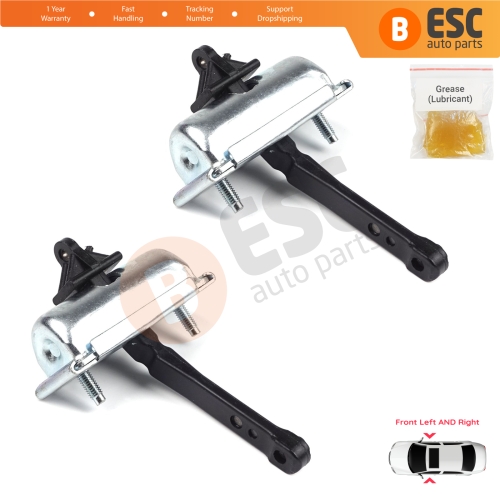 2 Pieces Front Door Hinge Stop Check Strap Limiter for Ford Ranger 1998-2012 2M34J23552BA 