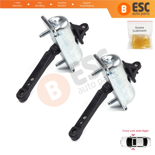 2 Pieces Front Door Hinge Stop Check Strap Limiter for Ford Ranger 1998-2012 2M34J23552BA 