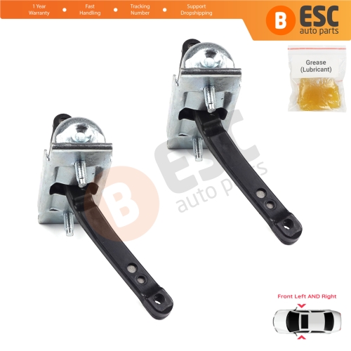 2 Pieces Front Door Hinge Stop Check Strap Limiter for Ford Ranger 1998-2012 2M34J23552BA 