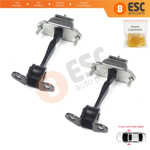 2 Pieces Front Door Hinge Stop Check Strap Limiter for Ford Mondeo MK1 MK2 Turnier 1992-2000 93BBF23500AG 